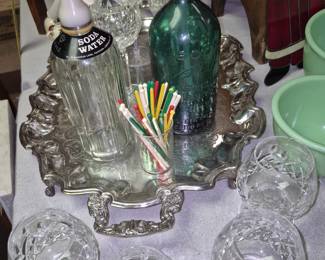 Crystal. Waterford Lismore 4 pcs. crystal brandy snifters