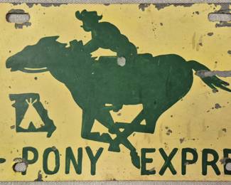 "St. Joseph NCHA Pony Express" front license plate. Thank you again for attending our sales and your support, we do appreciate it!! Randy and Donna Klein and The Pen and Pencil Team