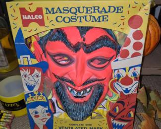 Vintage Halloween Halco Masquerade Costume "Devil"