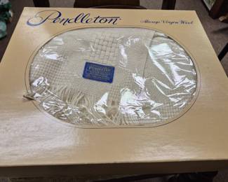 Vintage Pendleton blanket in original box