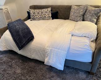 24. Tufted Gray Full Bed