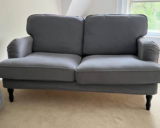 6. Slipcovered Loveseat and Arm Chairs (62" x 33" x 33")