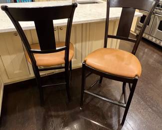 40. Pair of Bar Stool (seat ht 24")