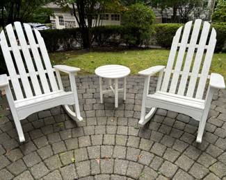 123. Pair of Polywood Adirondack Rockers