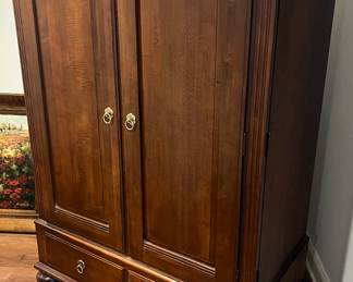 64. 2 Door 2 Drawer Entertainment Cabinet (48" x 25" x 66")