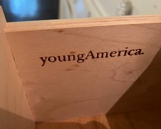 12. Young America 7 Drawer Dresser (64" x 20" x 35.5")