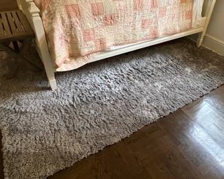 17. Restoration Hardware Baby & Child Gray Shag Rug (8' x 10')