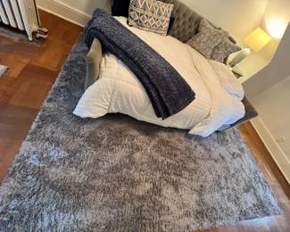 25. Restoration Hardware Baby & Child Gray Shag Rug (8' x 10')