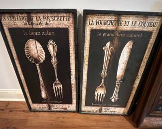 67. Silverware Artwork (17" x 31")
68. Silverware Artwork (17" x 31")
