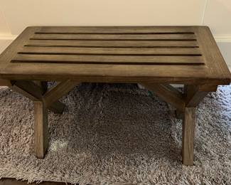 19. Slatted Bench (27" x 13" x 17")