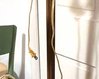 74. Brass Floor Lamp w/ 4 Lights (58"h)