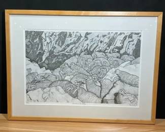 Walruses On The Rocks By Rose Ruley