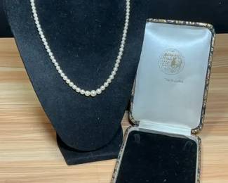 Vintage Pearl Necklace By Mermaid Pearls