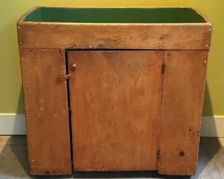 Antique Wood Dry Sink