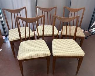 5 MCM Keller Manufacturing Dining Chairs
