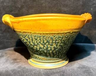 Signed Royce Yoder Handmade Art Pottery Vase