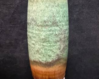 Green Glaze Glowing Lava Style Vase