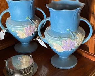 Roseville Pottery vases