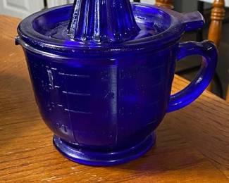 vintage cobalt juicer