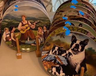 Sound of Music commemorable plates, dog plates
