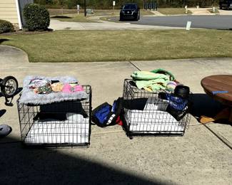 Small dog crates and accessories