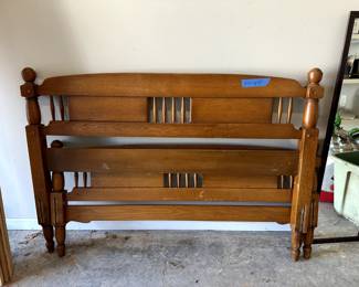 Full Solid Wood headboard and footboard