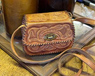 Vintage tooled western purse