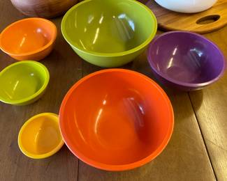 Very colorful crate and barrel
