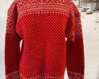 Husfliden Of Lillenhammer Fabulous Vintage Wool Sweater From Norway XL