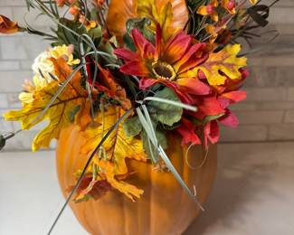 Just in time pumpkin table top decore