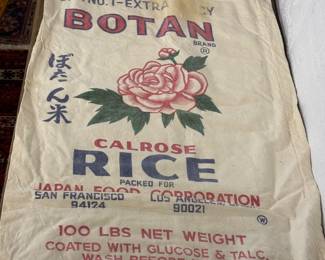 Vintage rice bag