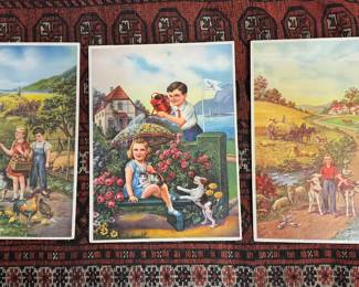 Vintage childrens posters