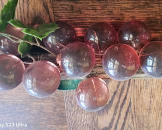 glass grapes