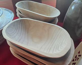 Wooden bowls