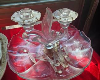 Beautiful serving pieces , prism included