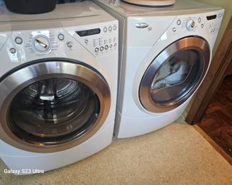 modern washer and dryer