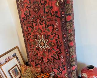 **I have two rug ottomans** **more artwork not pictured