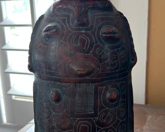 Brazilian Pottery With Feathers~ $50.00