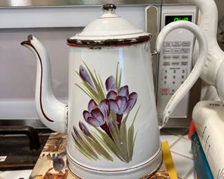French Enamelware ~ Kettle