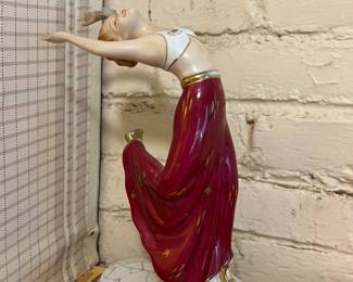 Royal Dux Art Nouveau Dancer~ $50.00