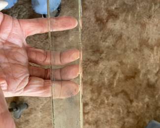 VTG MACBETH 7-24 TRANSPARENT FLAT GUAGE GLASS. USA