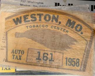 MANY UNUSUAL PIECES OF WESTON MEMORABILIA