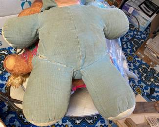 CLOTH BABY DOLL, ALSO SEVERAL OTHER DOLLS