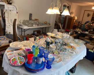 Dishes and glassware