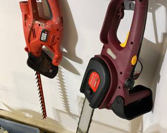 Tools, Hedge Trimmer, Chainsaw