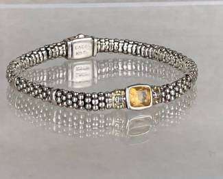 Lagos Caviar Beaded 18k Gold 925 Sterling Silver