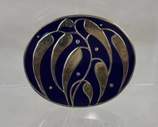 Josef Hoffmann Sterling Brooch
