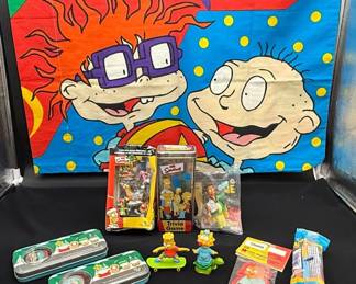 Fun Collectibles From The Simpsons & South Park * Rugrats Pillowcase