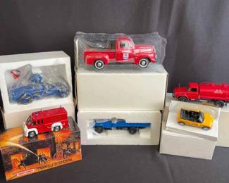 6 New in Boxes Variety of Metal Diecast Collectible Cars , Trucks