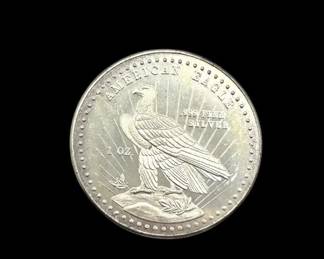 American Eagle .999 Fine Silver Coin * 1 oz. World Wide Mint 1981